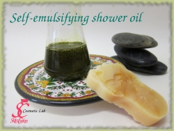 how to make a self-emulsifying shower oil