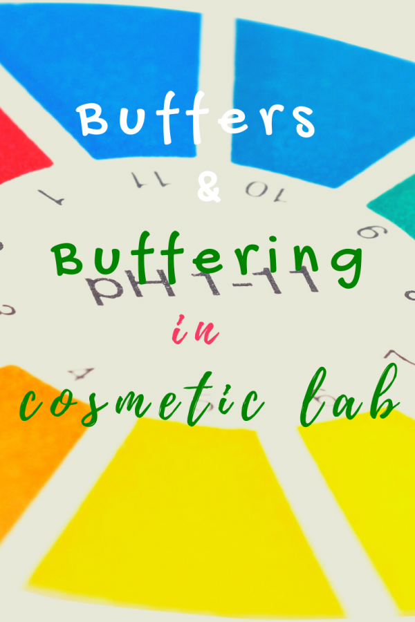buffering in cosmetic lab