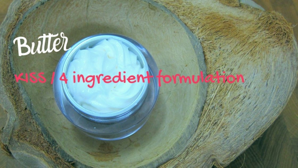 4 ingredients butter formulation