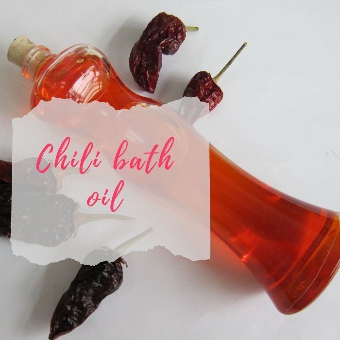 emulsified chili bath oil