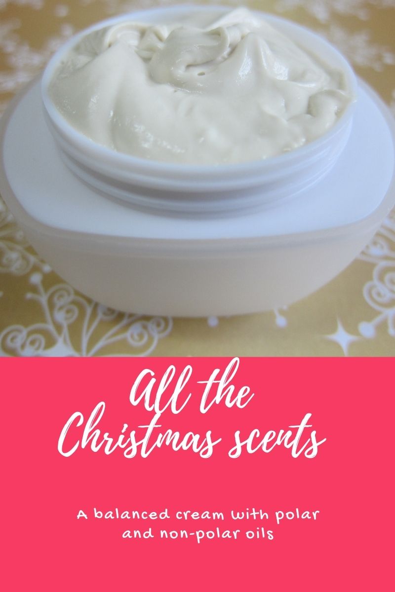 all the christmas scents cream
