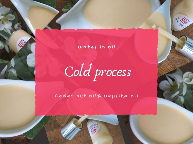 water in oil cold process emulsion