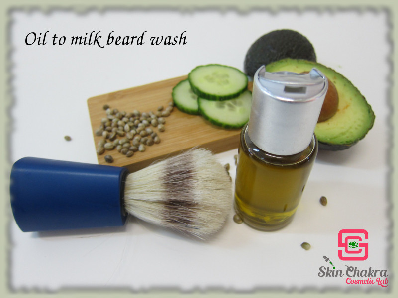 oil to milk beard shampoo