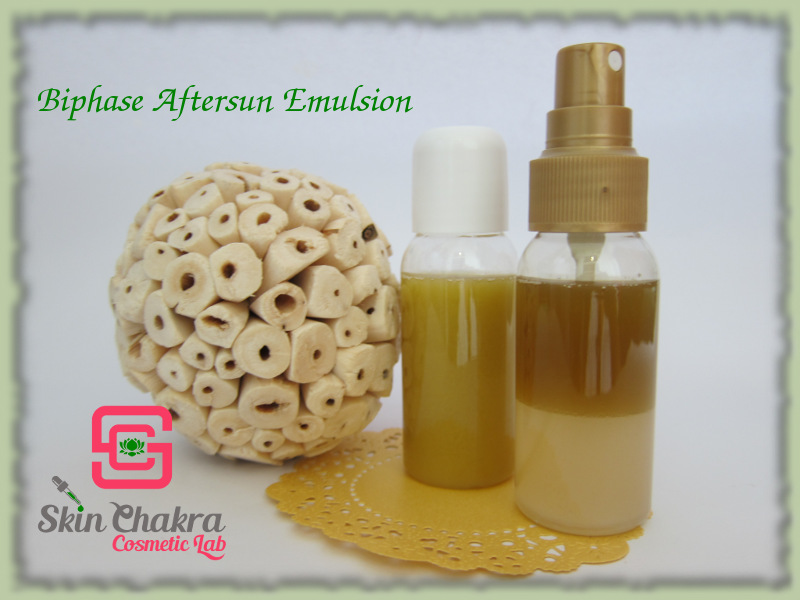 Natural biphase aftersun emulsion tutorial