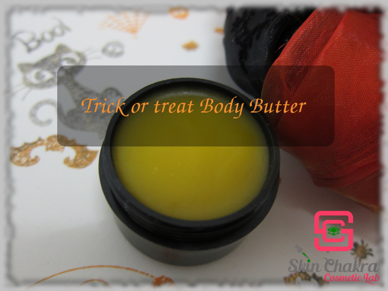 Halloween body butter turorial