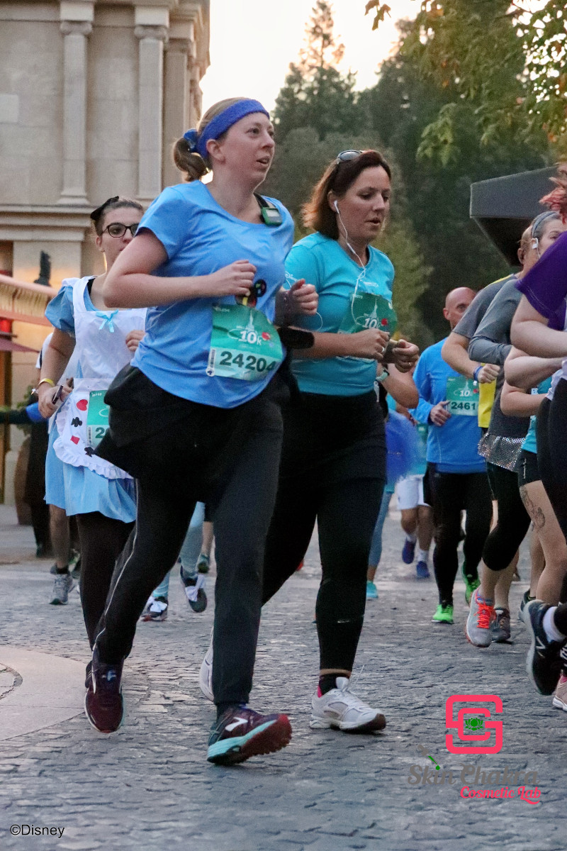 Jilly running the Disney 10K in 2017