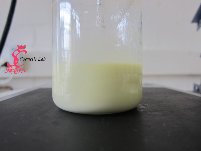 emulsion after homogenization
