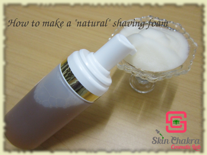 Organic shaving foam