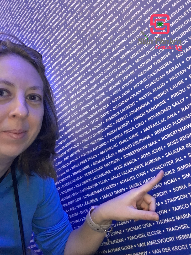 Jilly's name on wall of fame by Disney run 2017