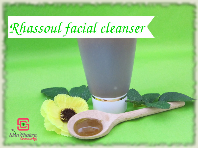 how to make a rhassoul facial cleanser