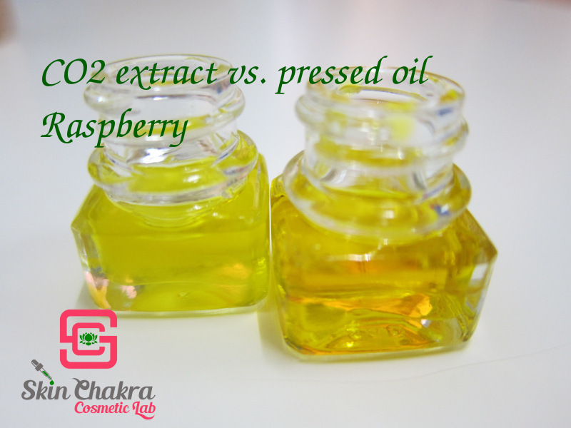 raspberry CO2 extract and pressed oil