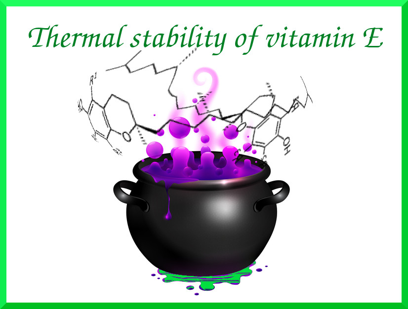 Thermal stability of tocopherol
