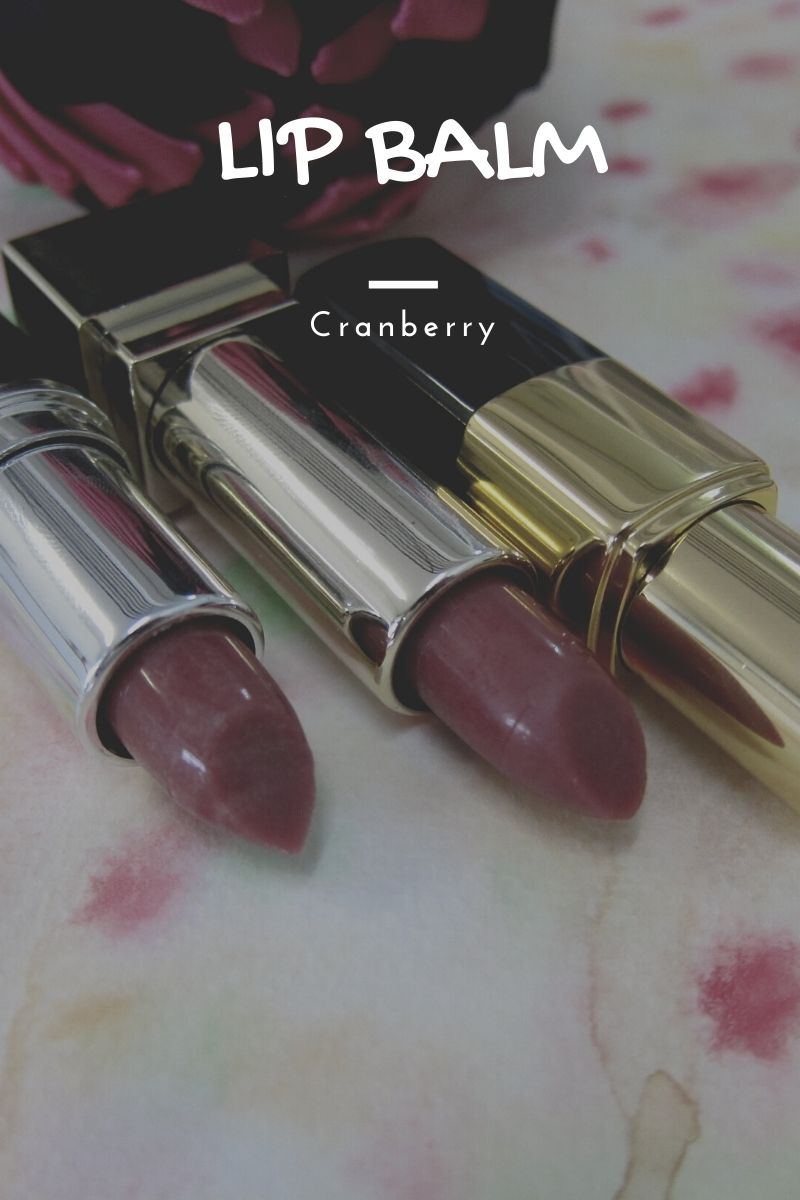 Cranberry lip balm tutorial