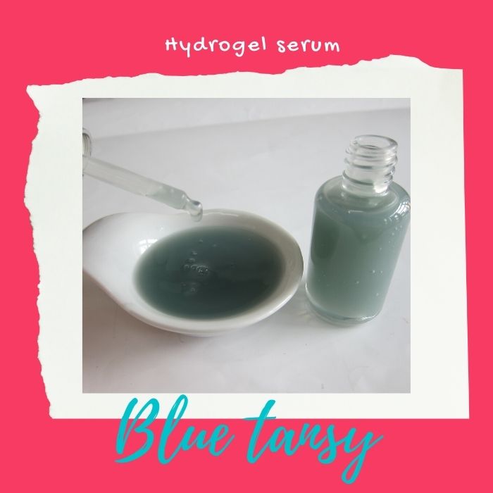 hydrogel serum with blue tansy